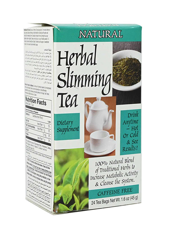 21st Century Natural Herbal Slimming Tea, 24 Tea Bags, 45g