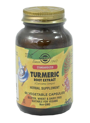 Solgar Turmeric Root Extract Herbal Supplements, 60 Capsules