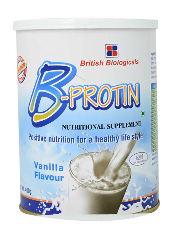 

British Biologicals B-Protin Vanilla Nutritional Supplement, 400gm