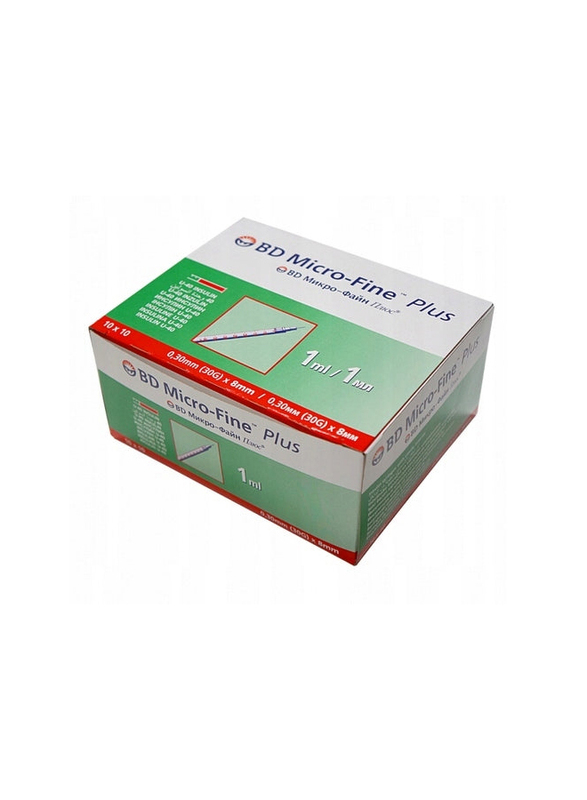 BD MicroFine Insuline Syringe Needle, 30g x 8mm, 1ml