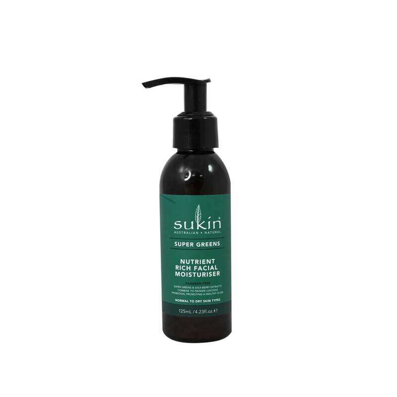 

Sukin Super Greens Nutrient Rich Facial Moisturizer, 125ml