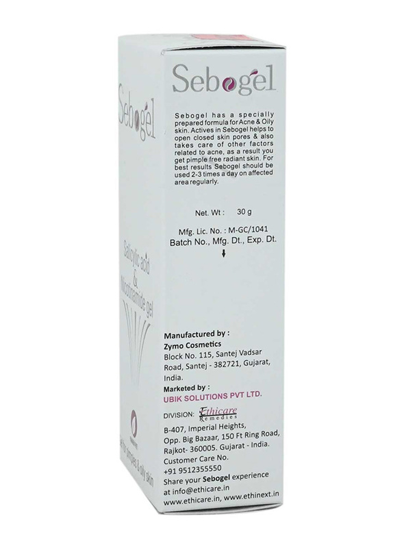 Sebogel Salicylic Acid Face Gel, 30gm