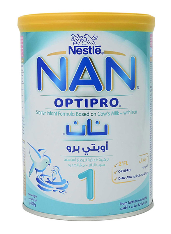 Nestle Nan-1 Optipro Starter Infant Milk Formula Powder, 400gm