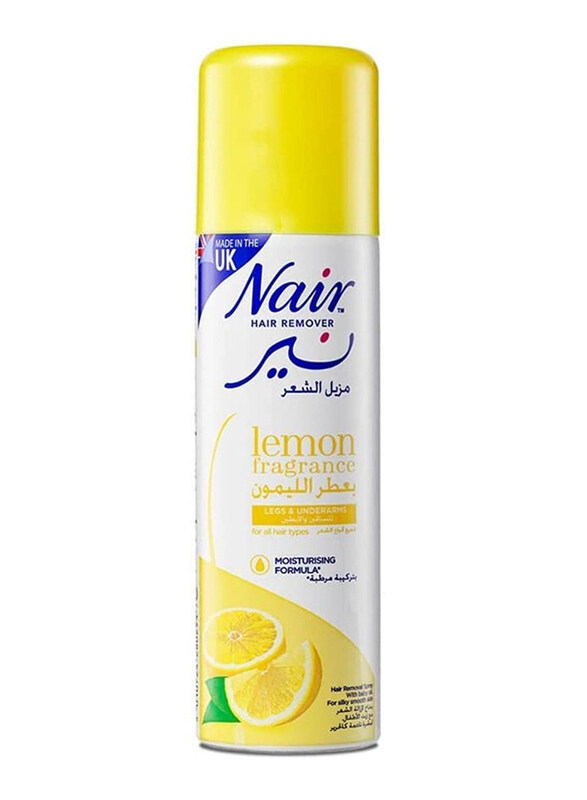 

Nair Lemon Fragrance Hair Removal Spray Moisturising Formula, 110ml