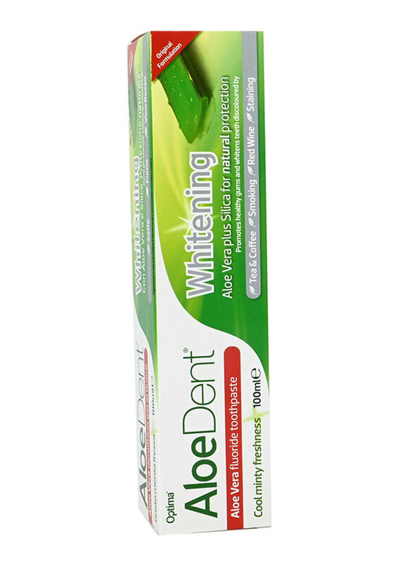 

Aloedent Whitening with Aloe Vera Fluoride Tooth Paste, 100ml