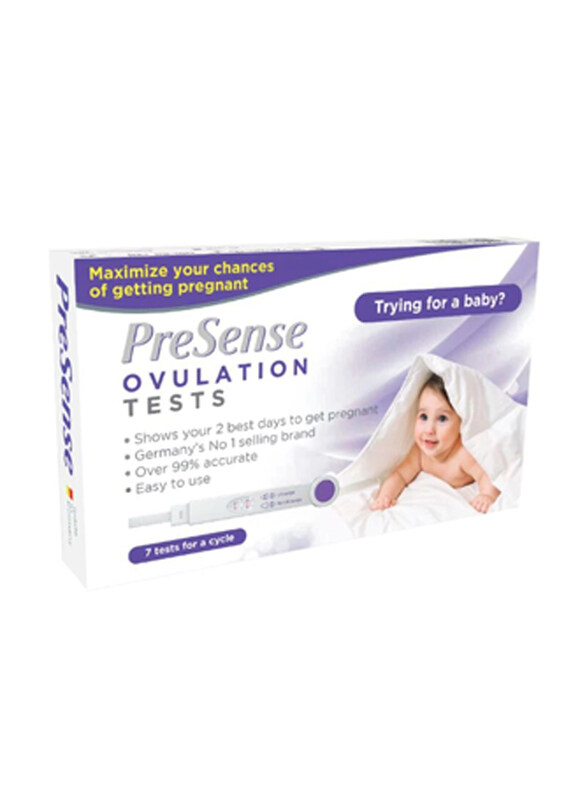 

Presense Ovulation Tests, 7 Pieces