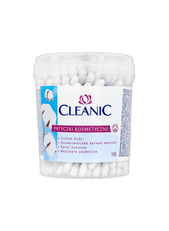 

Cleanic Cotton Buds Round Box, 100 Pieces