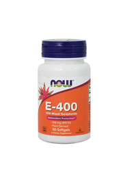 Now E-400 Dietary Supplements, 50 Softgels