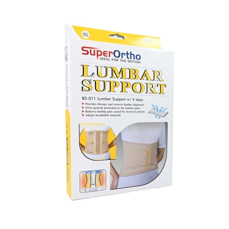 

Super Ortho B5-011 Lumbar Support with 4 Stay, XXL