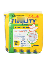 Fidelity Pull-On Adult Pants, 10 Pieces, Small