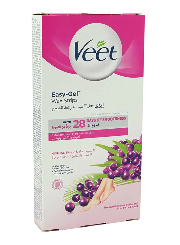 

Veet Cold Wax Strips for Normal Skin, 20 Pieces