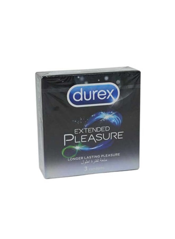 Durex Extended Pleasure Condom, 3 Pieces