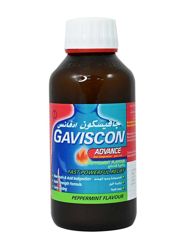 Gaviscon Liquid Advance Peppermint Flavour, 300ml