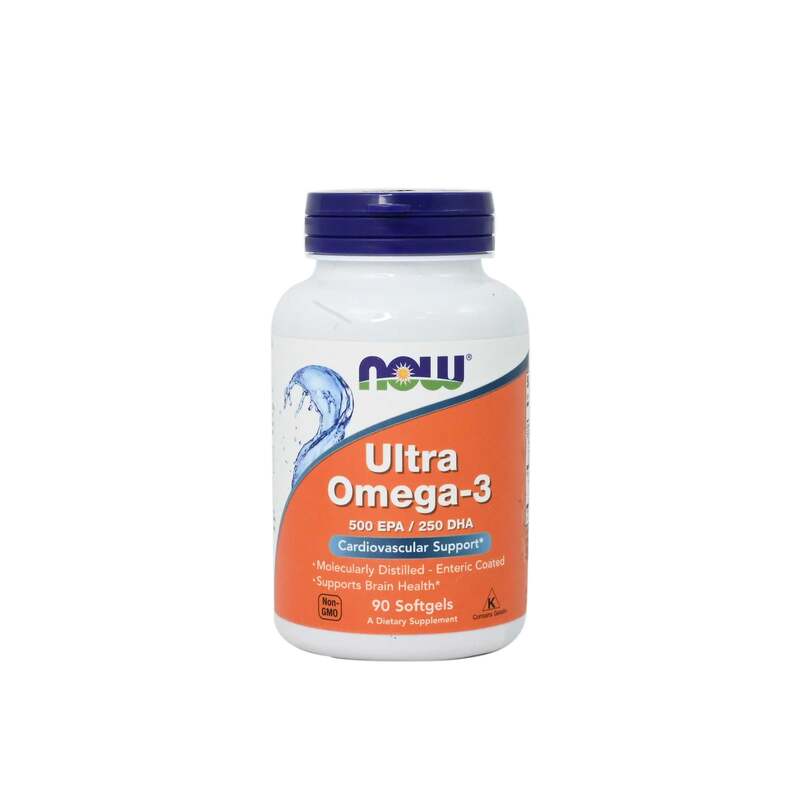 Now Ultra Omega 3 Fish Oil Dietary Supplement, 90 Softgels