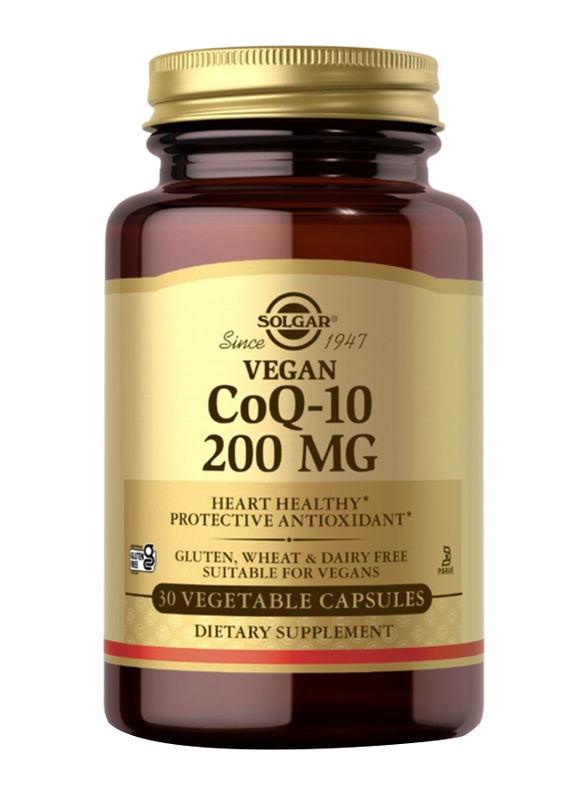 Solgar CoQ -10 Dietary Supplement, 200mg, 30 Capsules