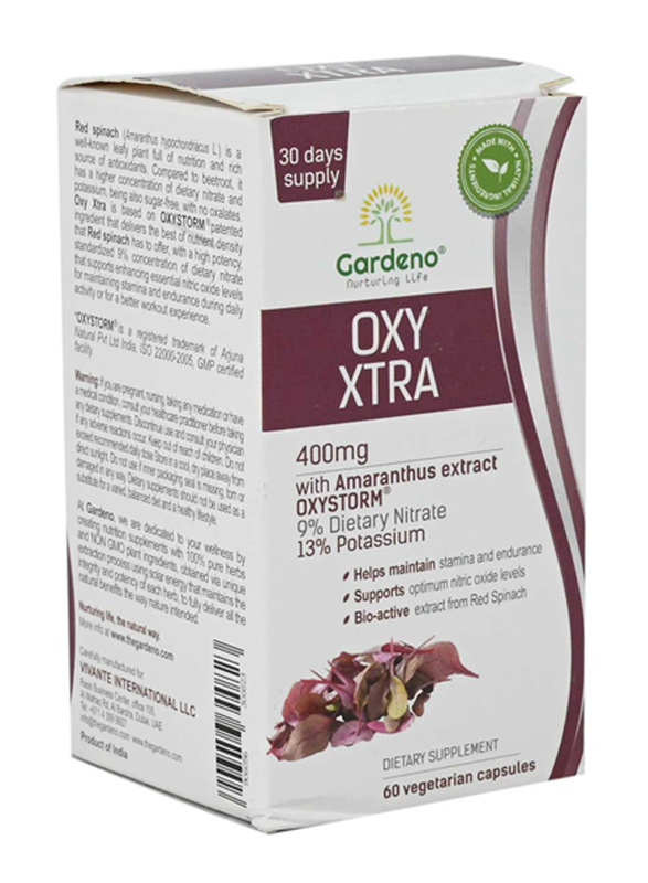 Gardeno Oxy Xtra Dietary Supplements, 60 Capsules