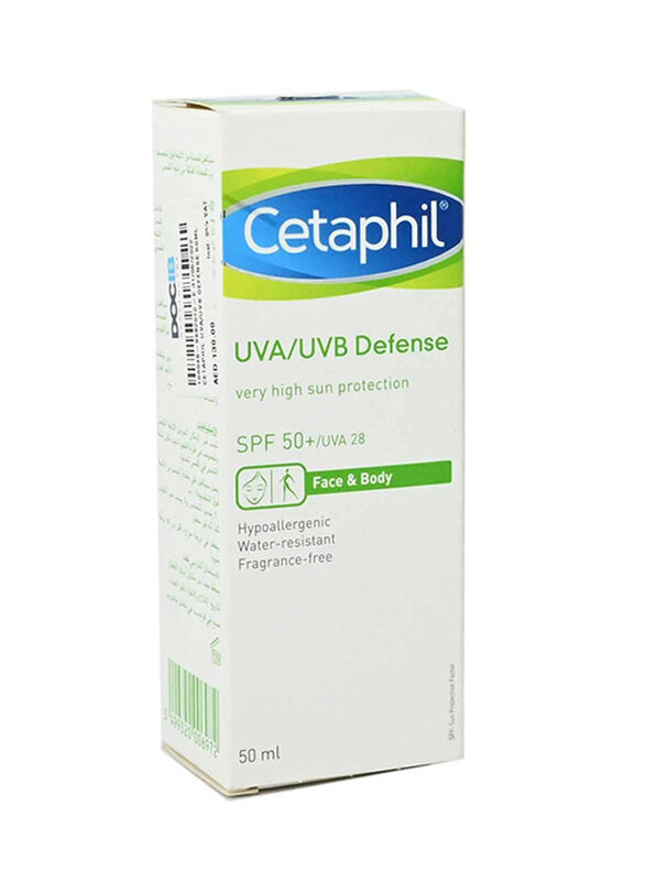 

Cetaphil UVA/UVB Defense Face & Body Suncreen, 50ml