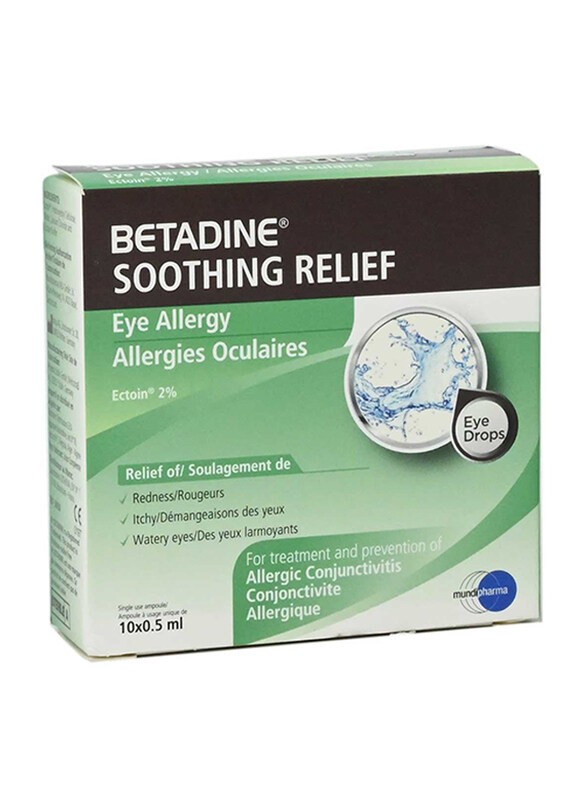 

Betadine Soothing Relief Eye Allergy Drops, 10ml