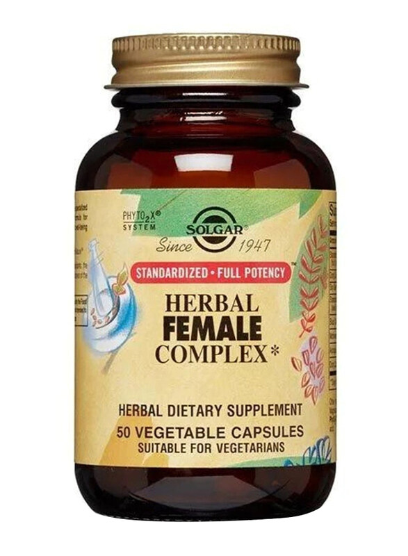 

Solgar Herbal Female Complex Dietary Supplement, 50 Capsules