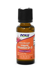 Now Extra Strength Vitamin D-3 Liquid, 30ml