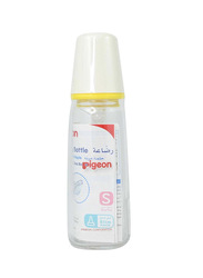 Pigeon K6 Glass Feeding Bottle, 200ml, White/Yellow/Clear
