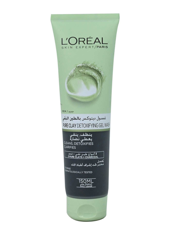 Loreal Pure Clay Charcoal Gel Wash, 150ml