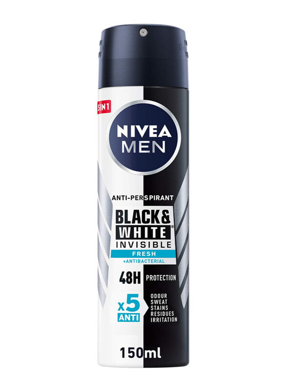 

Nivea Men Black & White Invisible Fresh Deodorant, 150ml