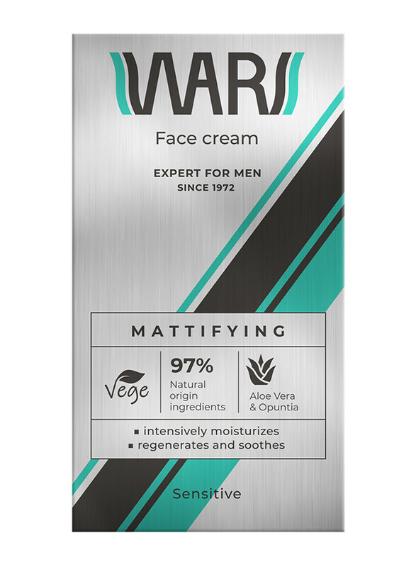 

Wars Expert Mattifying Sensitive Face Cream for Men, One Size