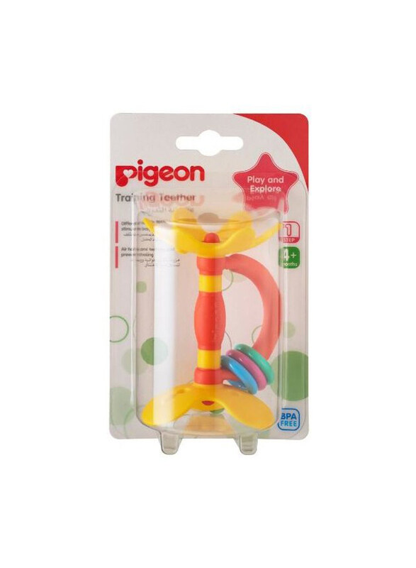 

Pigeon Training Teether Step 1, Yellow/Red