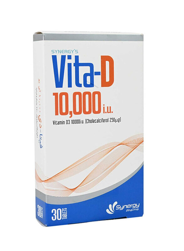 

Synergy Vita-D, 10000iu, 30 Tablets