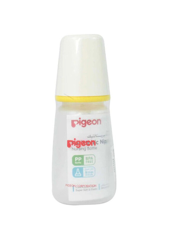 

Pigeon Plastic Baby Feeding Bottle 120ml, White