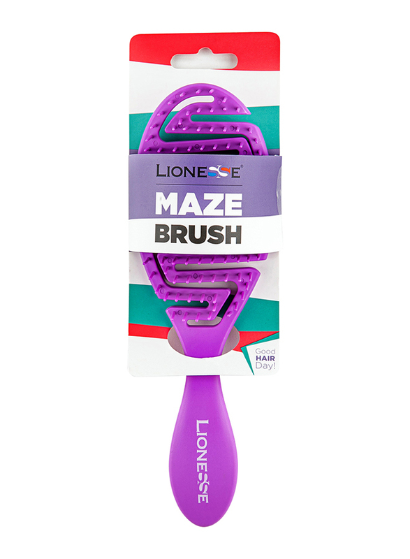 Tarko Lionesse Maze Hair Brush, Purple