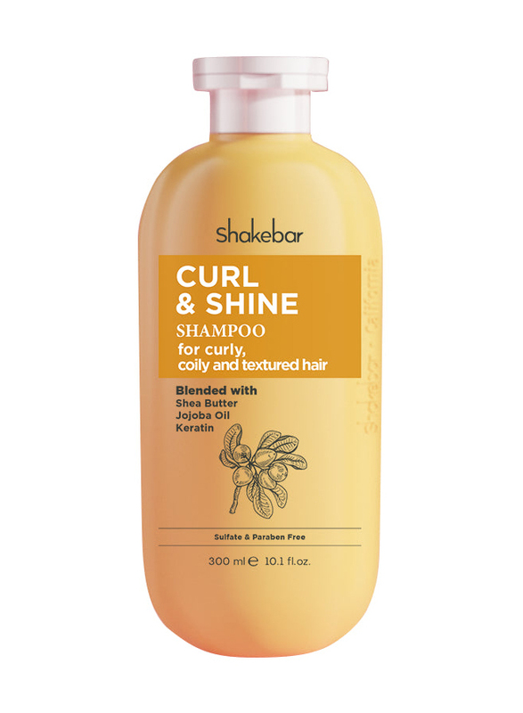 Shakebar Curl & Shine Hair Shampoo, 300ml