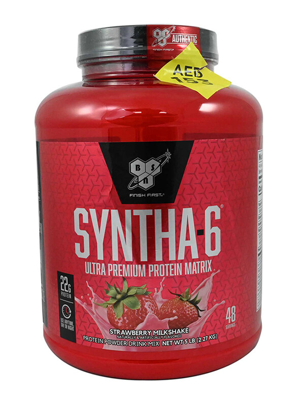 

Bsn Syntha-6 Ultra Premium Protein Matrix, 5lbs, Strawberry