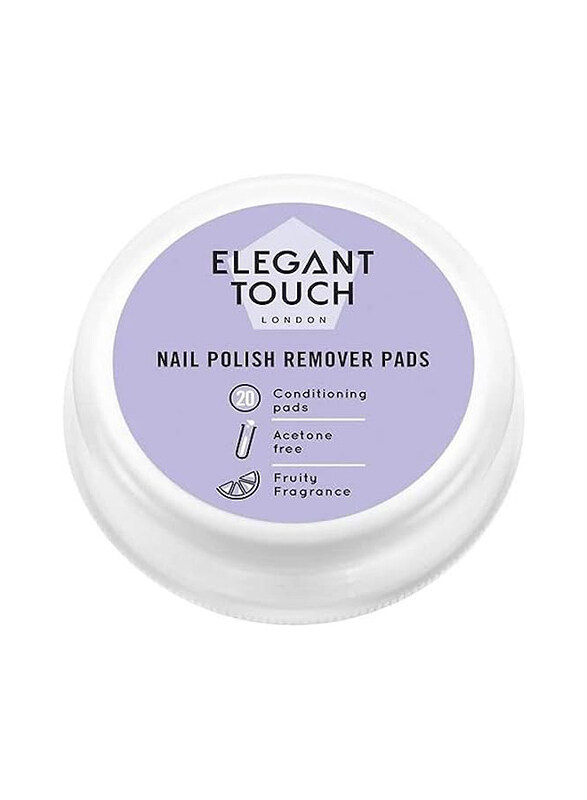 

Elegant Touch Et Nail Polish Remover Pads, 20 Pieces, White