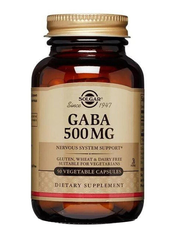 

Solgar Gaba Dietary Supplement, 500mg, 50 Capsules