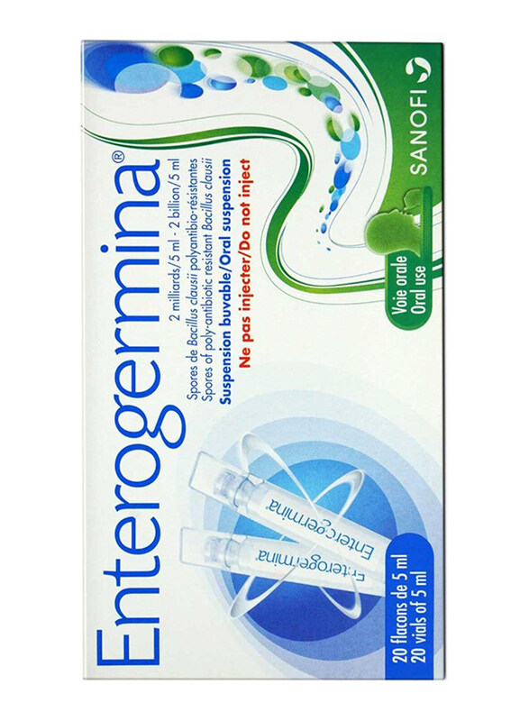 

Sanofi Enterogermina Oral Suspension, 20 x 5ml