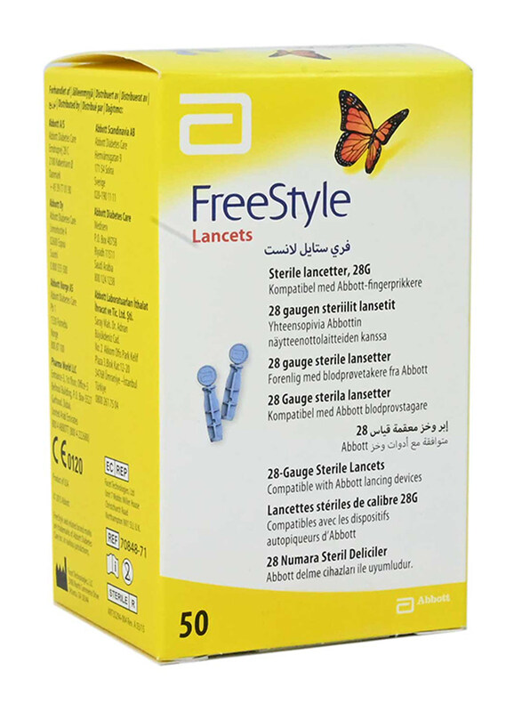 

Abbott Freestyle Thin Lancets, 50 Lancets, Yellow