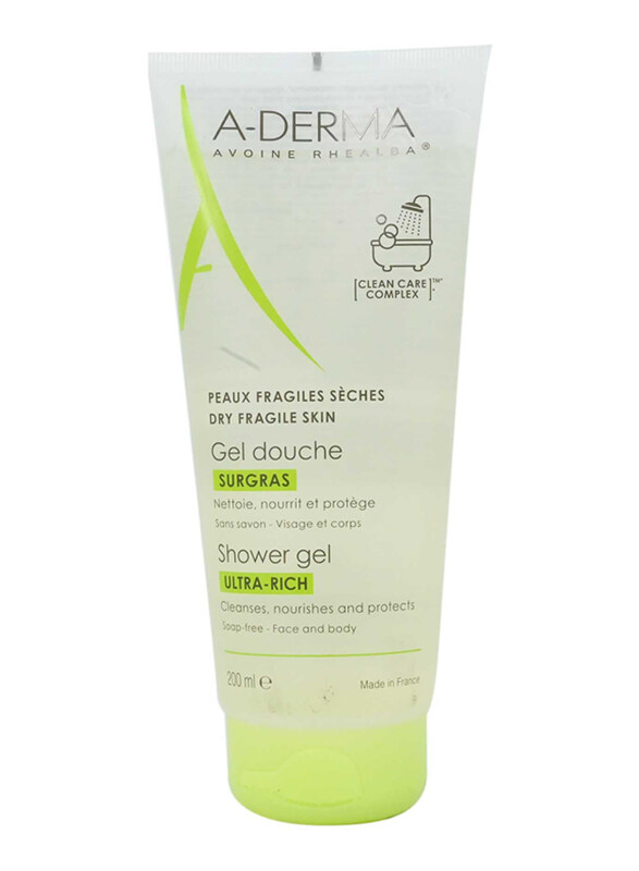 

A-Derma Dry Fragile Skin Ultra Rich Shower Gel, 200ml