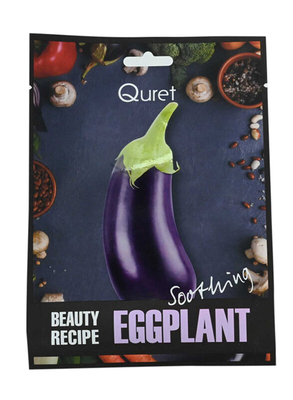 

Quret Beauty Recipe Eggplant Soothing Mask, 1 Mask