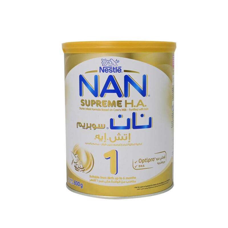 

Nestle Nan Supreme H.A Stage 1 Growing Up Milk, 800g