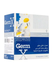 Germ X Povidone-Iodine 10% Vaginal Douche Ampoules, 5 ml, 10 Ampoules