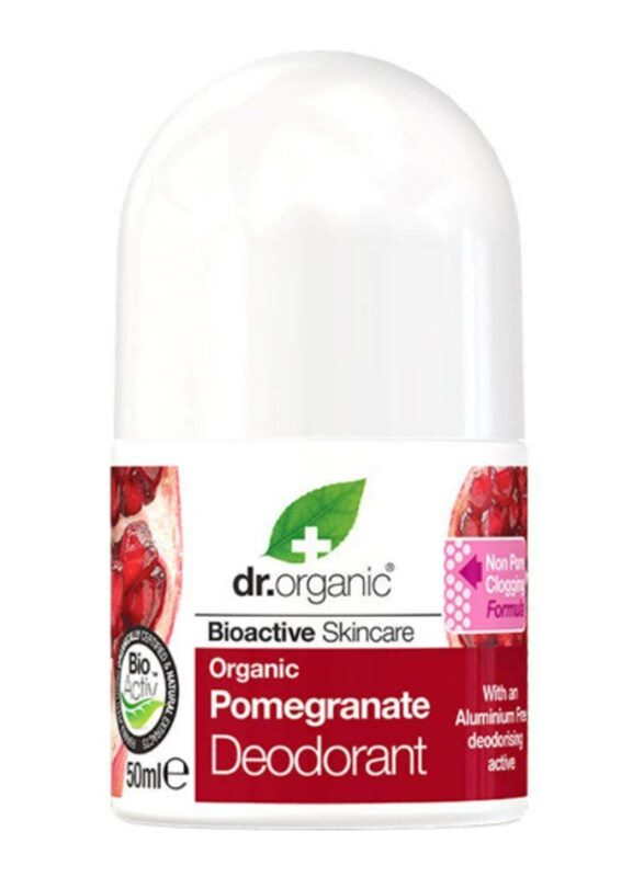 

Dr. Organic Pomegranate Deodorant Roll On, 50ml