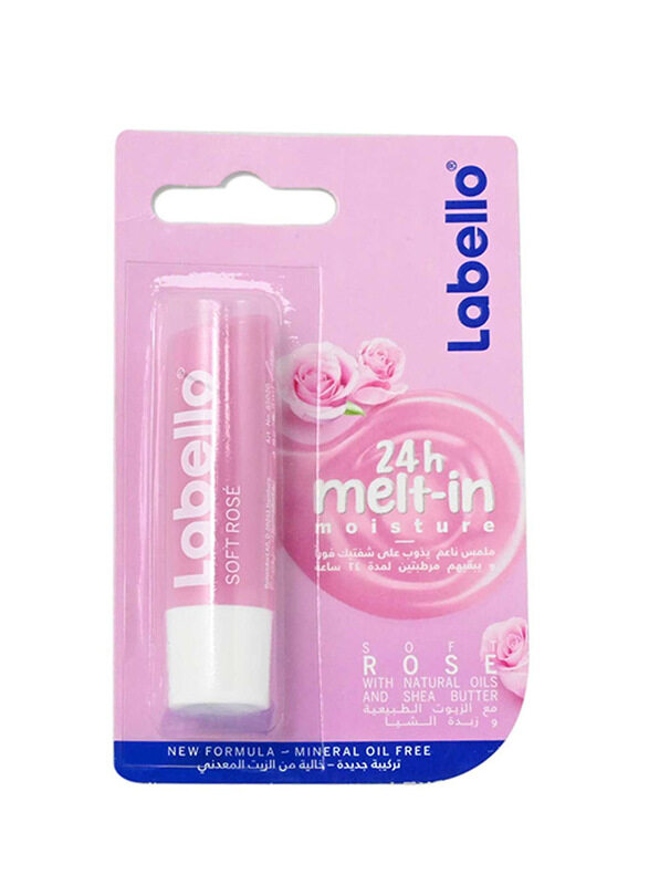 

Labello Soft Rose Lip Blam, 4.8gm