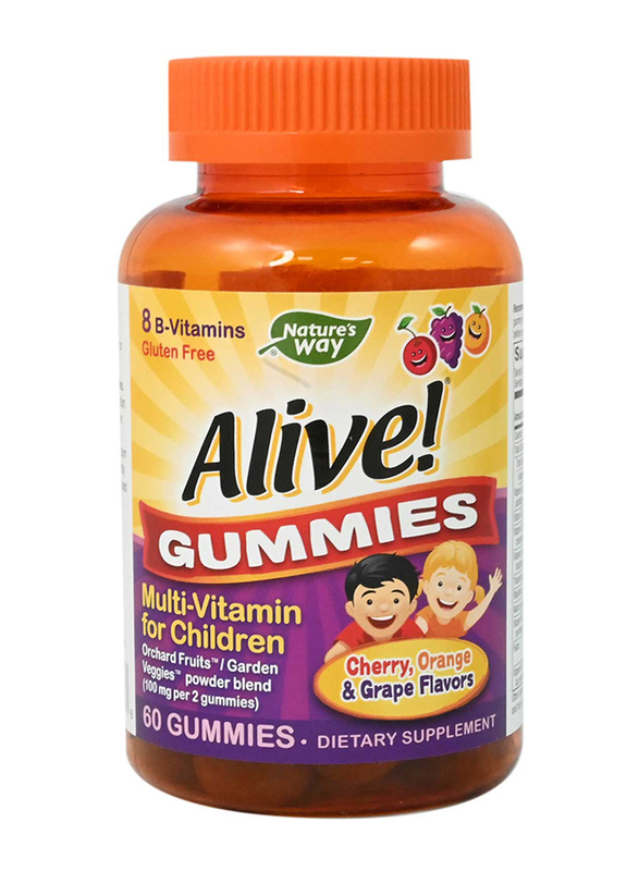 Nature's Way Alive Kids Multi-Vitamin, 60 Gummies