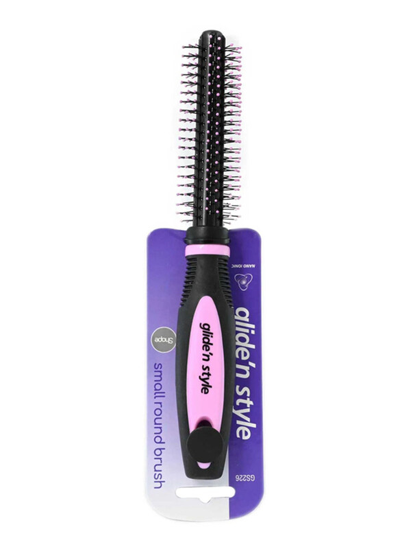

Glide N Style Glide'n Style Small Round Brush, GS226, Pink/Black