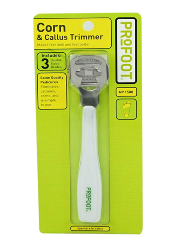 

Profoot Corn & Callus Trimmer, White/Silver