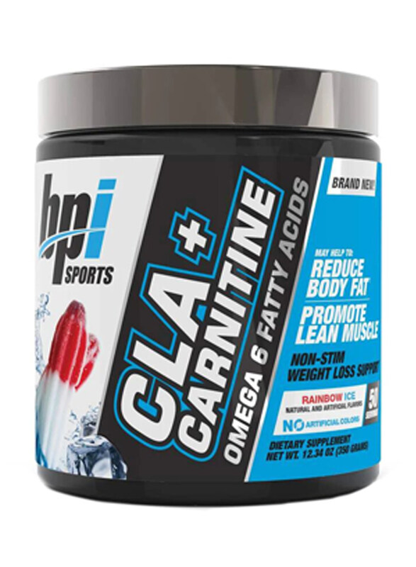 

Bpi Sports CLA + Carnitine Rainbow Ice Dietary Supplement, 350gm