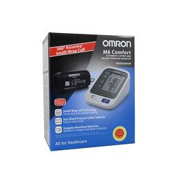 Omron M6 Comfort Blood Pressure Monitor, White