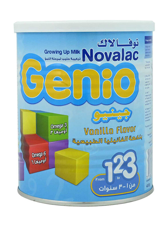 

Novalac Genio Vanilla Milk Powder, 400g